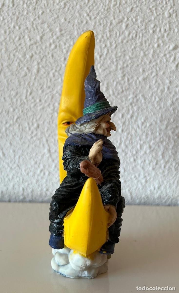 Vintage: FIGURA RESINA BRUJA LUNA - Foto 3
