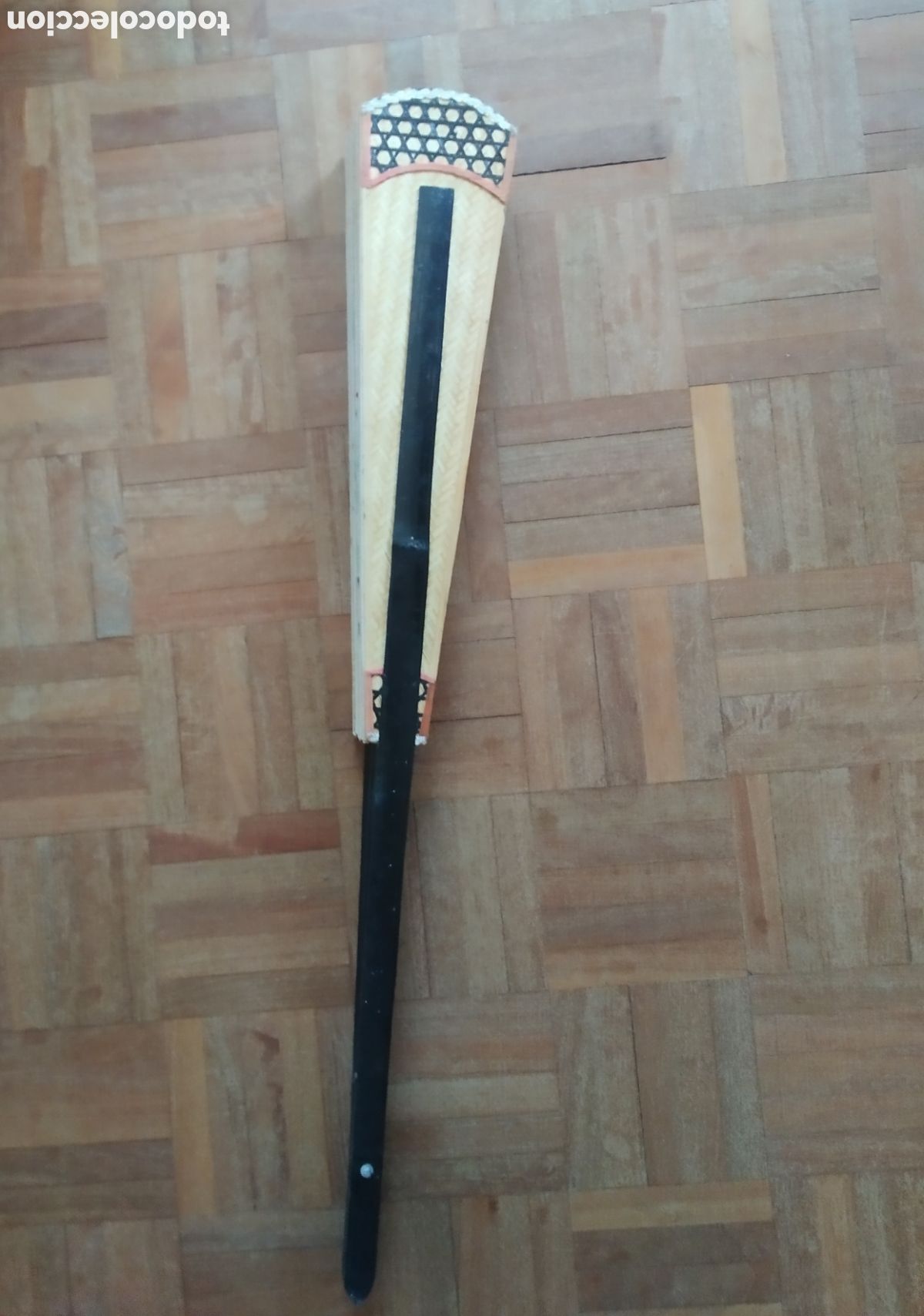 Vintage: Gran abanico decorativo Chino de bamb&uacute;. - Foto 12