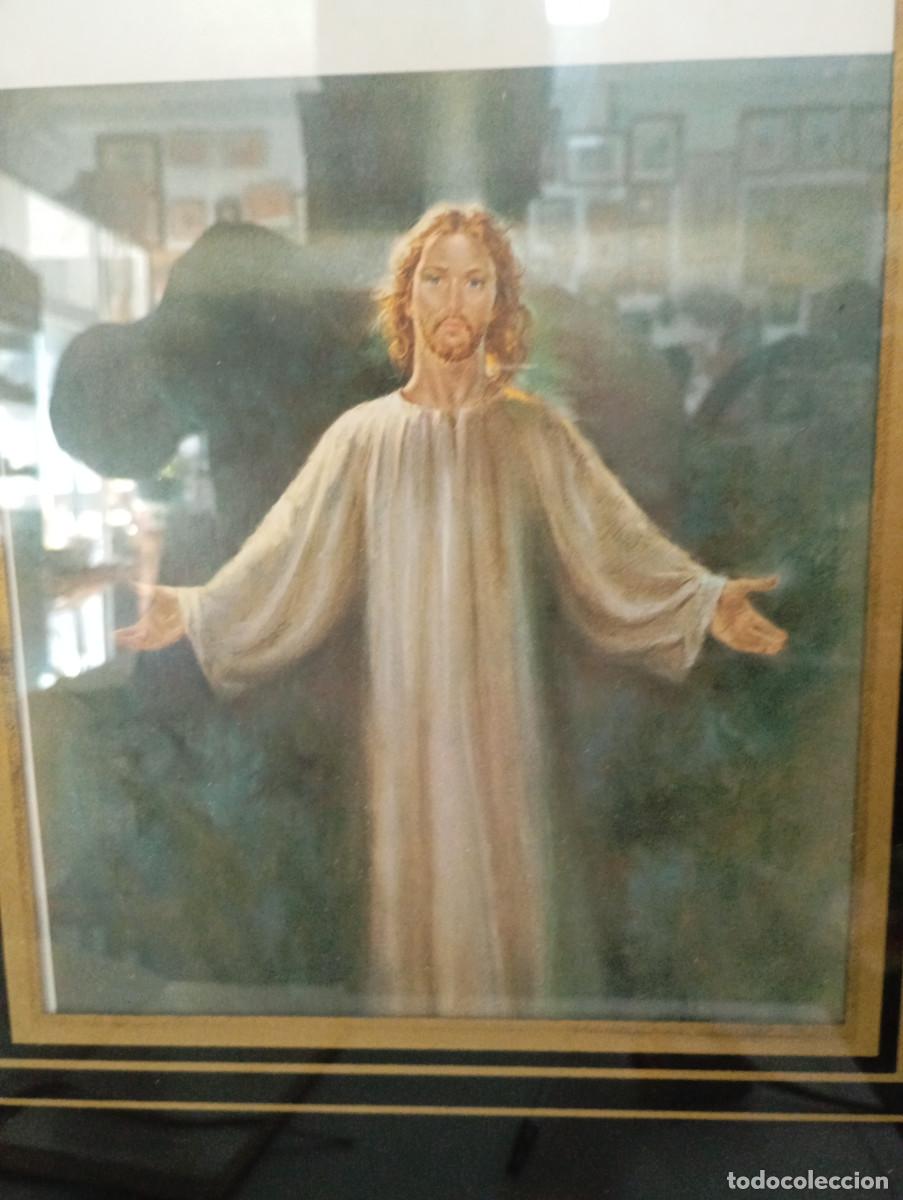 Vintage: cuadro con lamina religiosa - Foto 2