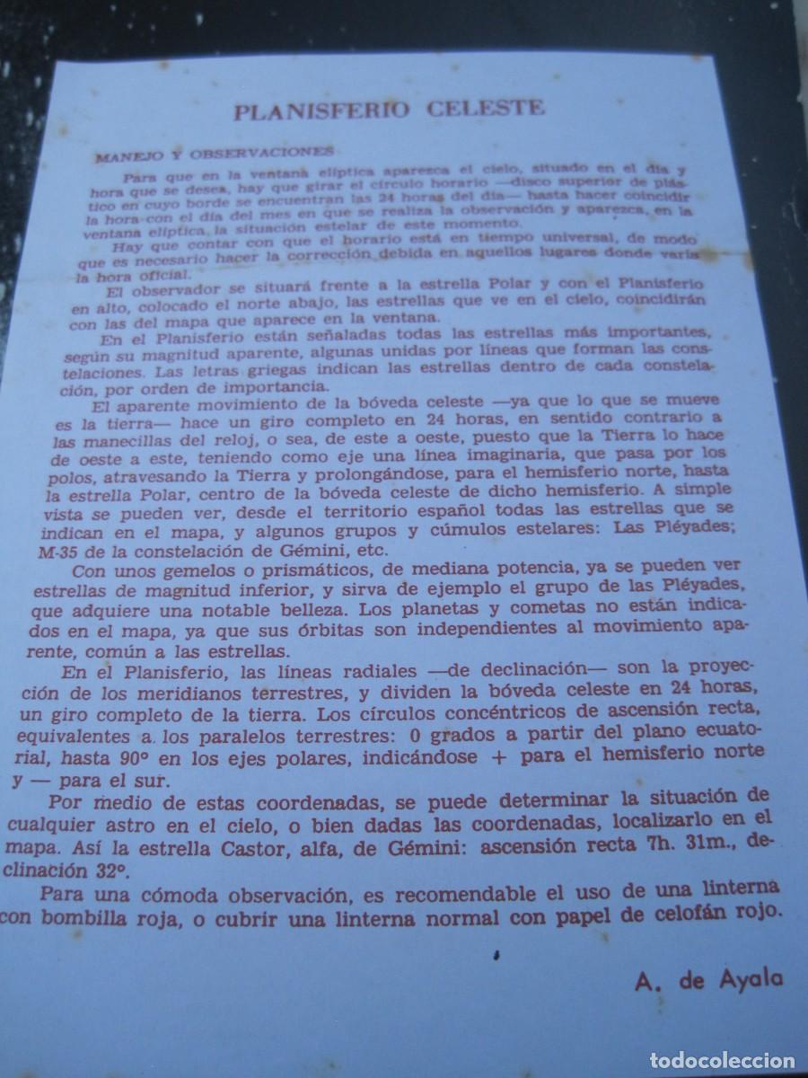 Vintage: PLANISFERIO CELESTE - BUSCADOR DE ESTRELLAS - EL COMETA HALLEY - Foto 9