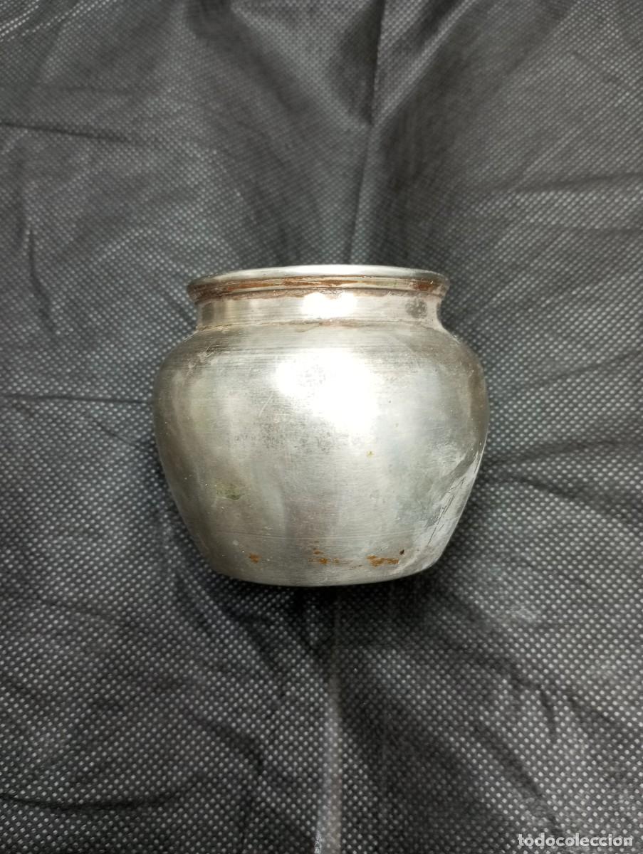 Vintage: Peque&ntilde;a tinaja de metal - Foto 2