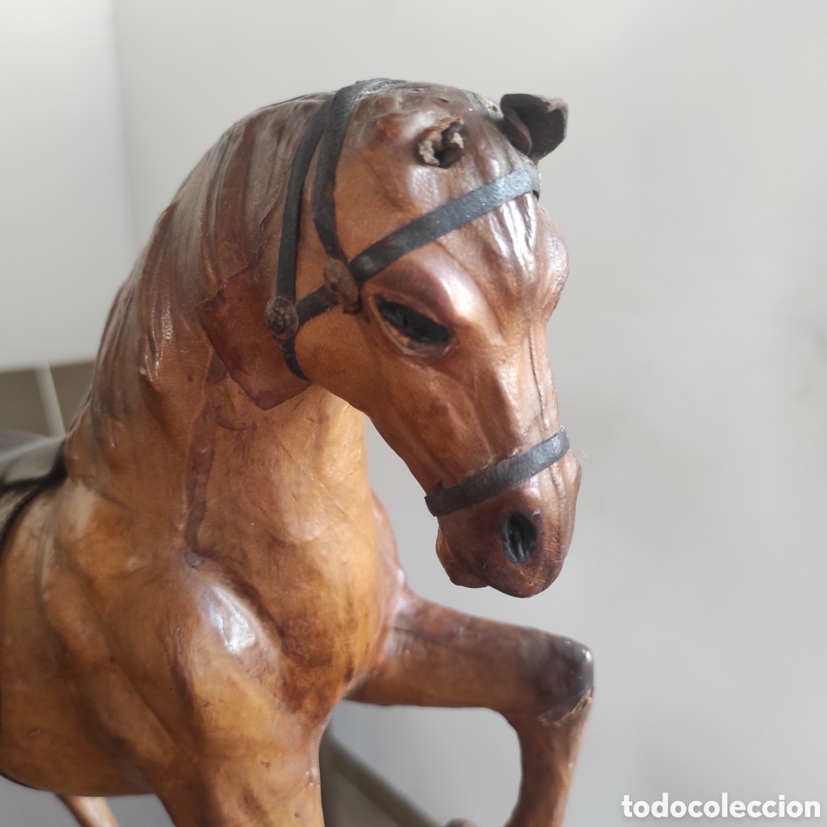Vintage: Caballo vintage papel mach&eacute;? - Foto 2