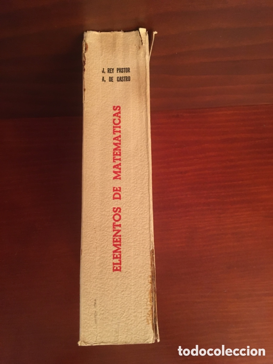 Vintage: Libro Elementos de Matem&aacute;ticas. - Foto 2