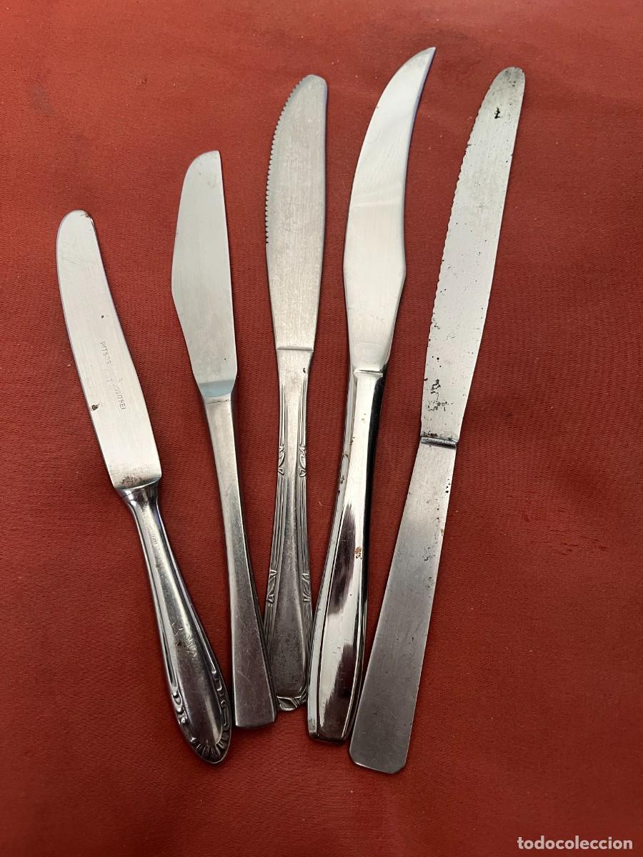 Vintage: 5 Cuchillos de acero inoxidable - Foto 1