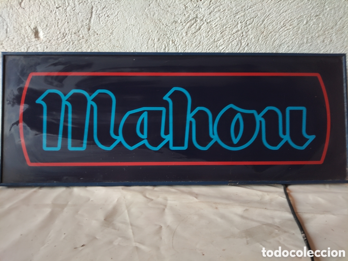 Vintage: Letrero luminoso de las marca Mahou - Foto 2