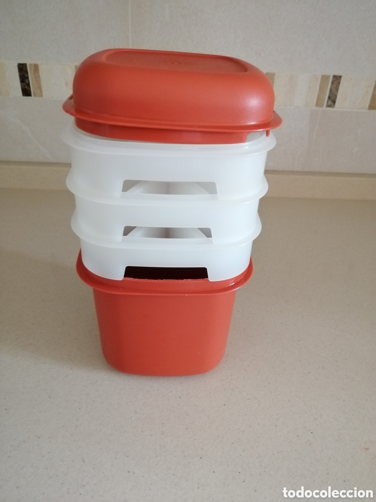 Vintage: CUBITERA TUPPERWARE DE LOS 80 - Foto 8