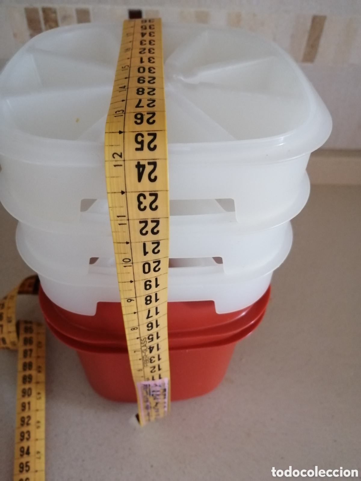Vintage: CUBITERA TUPPERWARE DE LOS 80 - Foto 9
