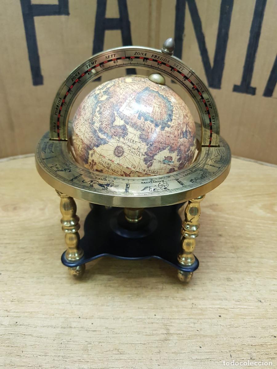 Vintage: GLOBO TERRAQUEO DE BRONCE - Foto 2
