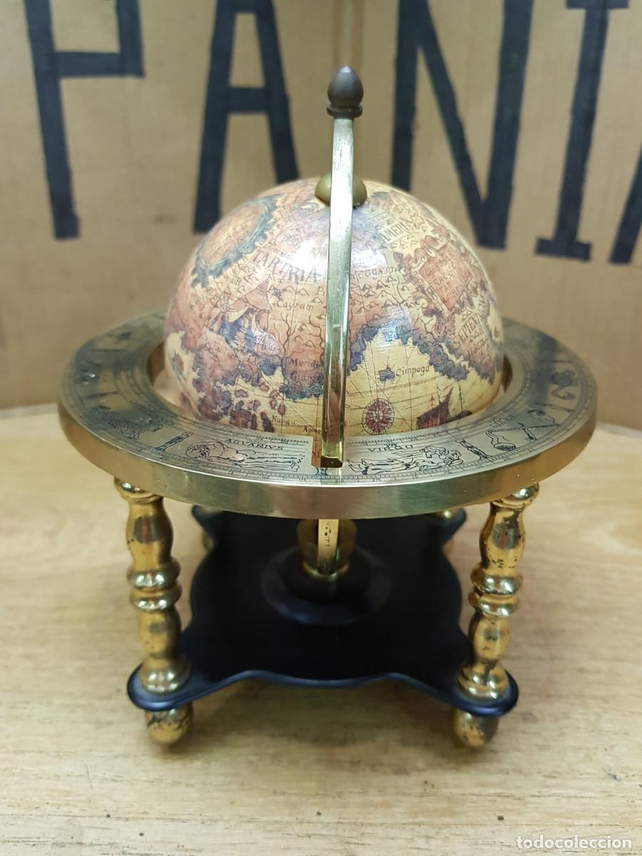Vintage: GLOBO TERRAQUEO DE BRONCE - Foto 4