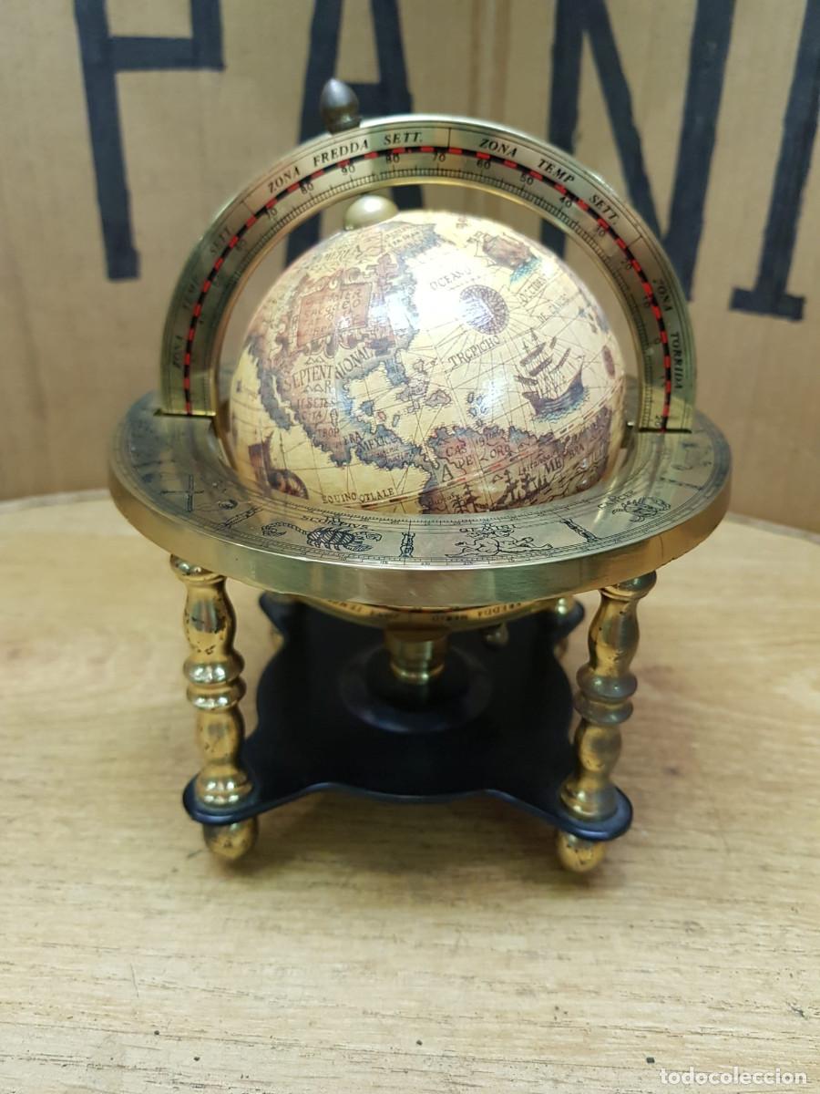 Vintage: GLOBO TERRAQUEO DE BRONCE - Foto 5