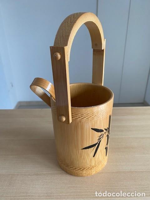 Vintage: CUBITERA JAPONESA EN MADERA - Foto 3