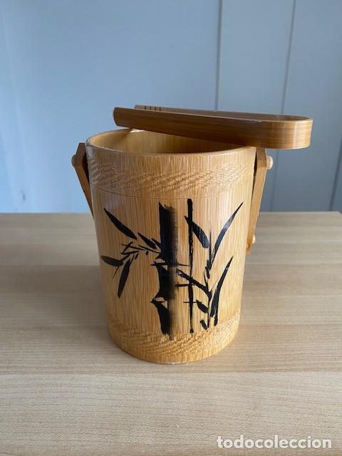 Vintage: CUBITERA JAPONESA EN MADERA - Foto 4