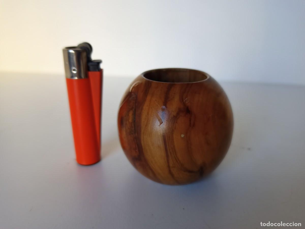 Vintage: Palillero de madera de olivo - Foto 1