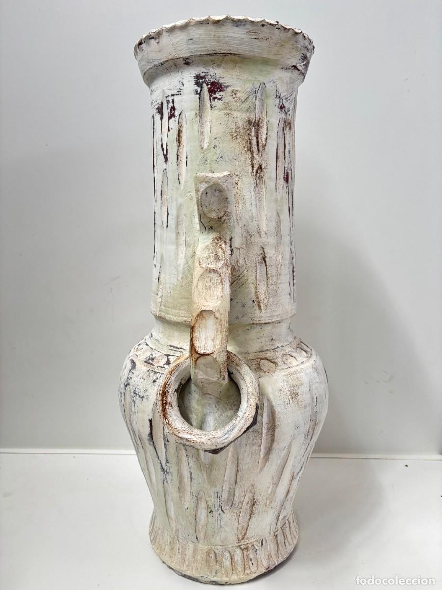 Vintage: JARRON,ANFORA,MACETERO RUSTICO CERAMICA GRANDE - Foto 3
