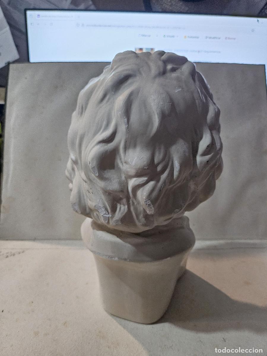 Vintage: busto de piedra con autor - Foto 5