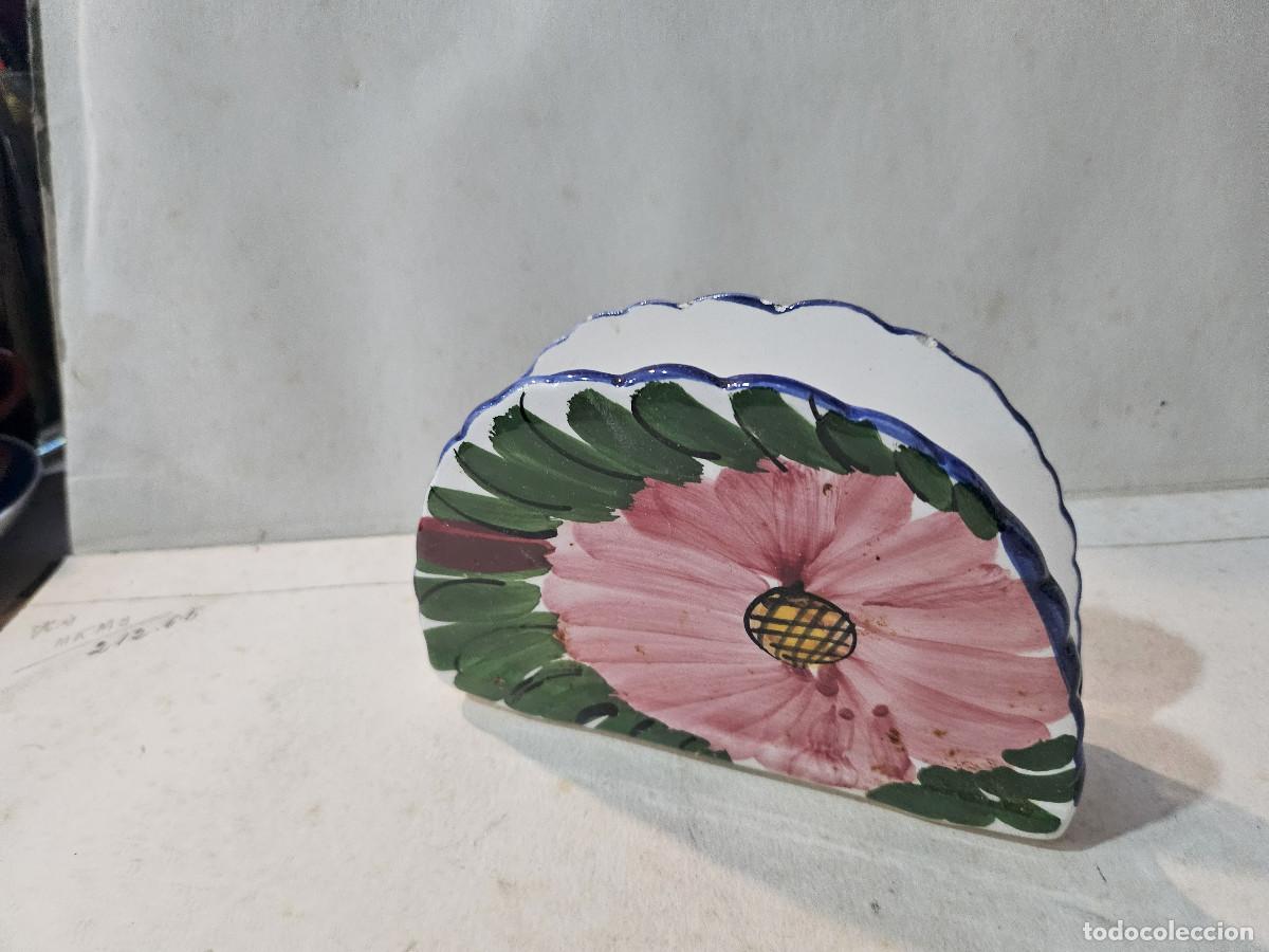 Vintage: serivlletero de ceramica - Foto 2