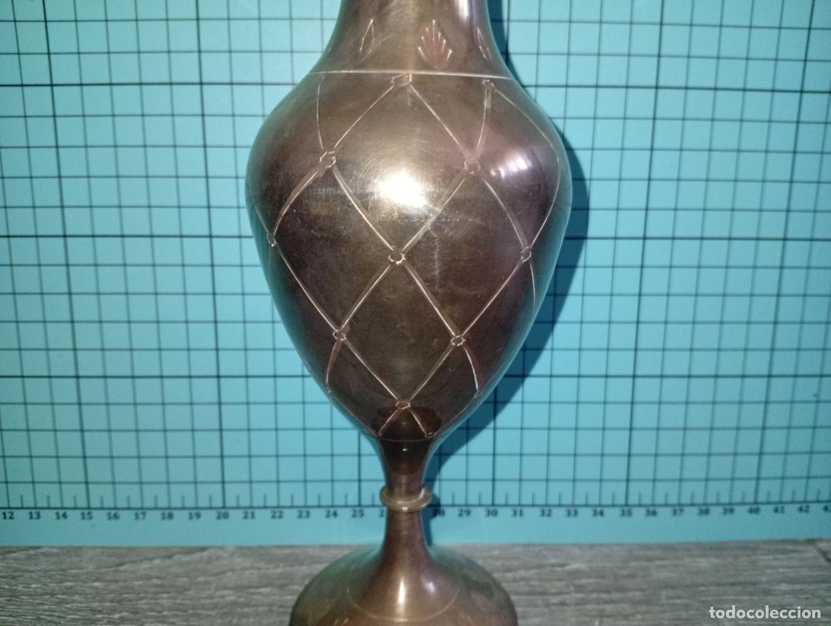 Vintage: Bonito Jarr&oacute;n de bronce labrado vintage - Foto 4