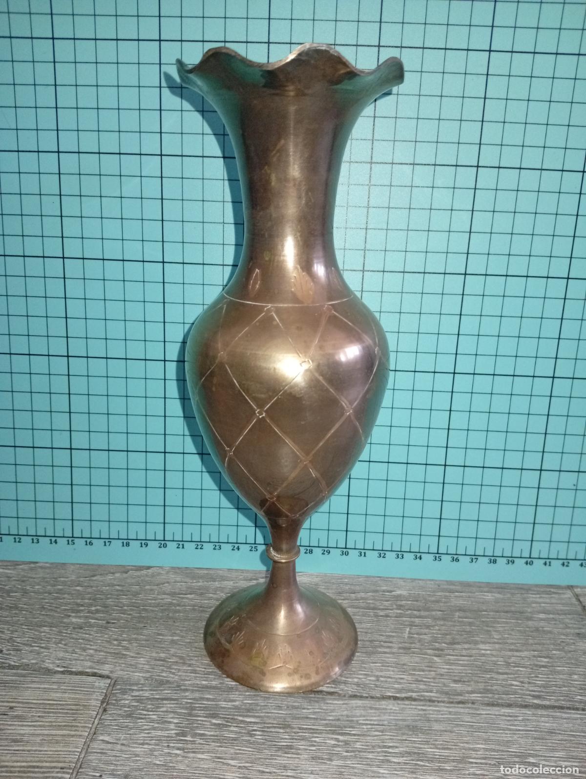Vintage: Bonito Jarr&oacute;n de bronce labrado vintage - Foto 9