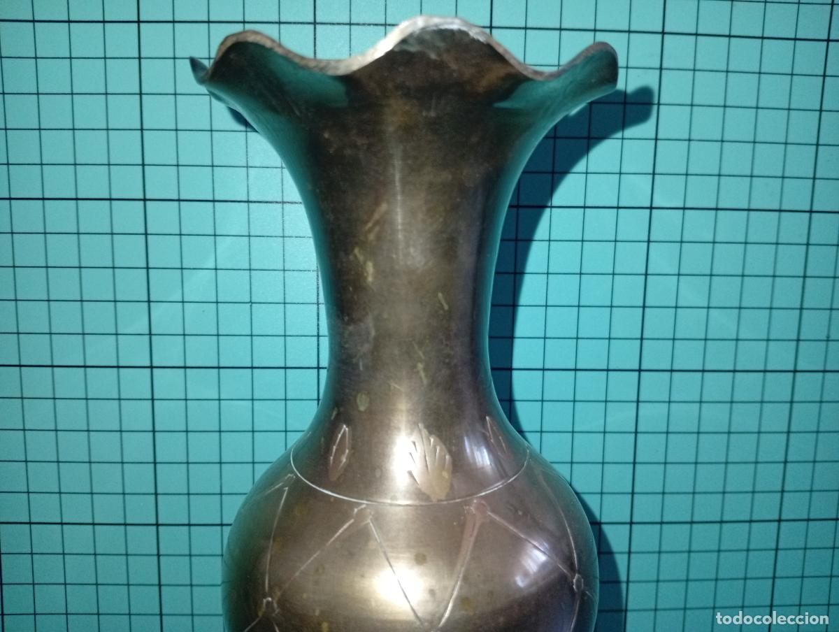 Vintage: Bonito Jarr&oacute;n de bronce labrado vintage - Foto 10