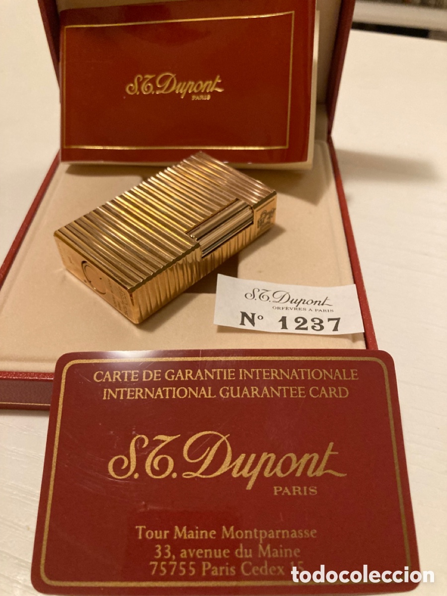 Vintage: Encendedor Dupont oro - Foto 5