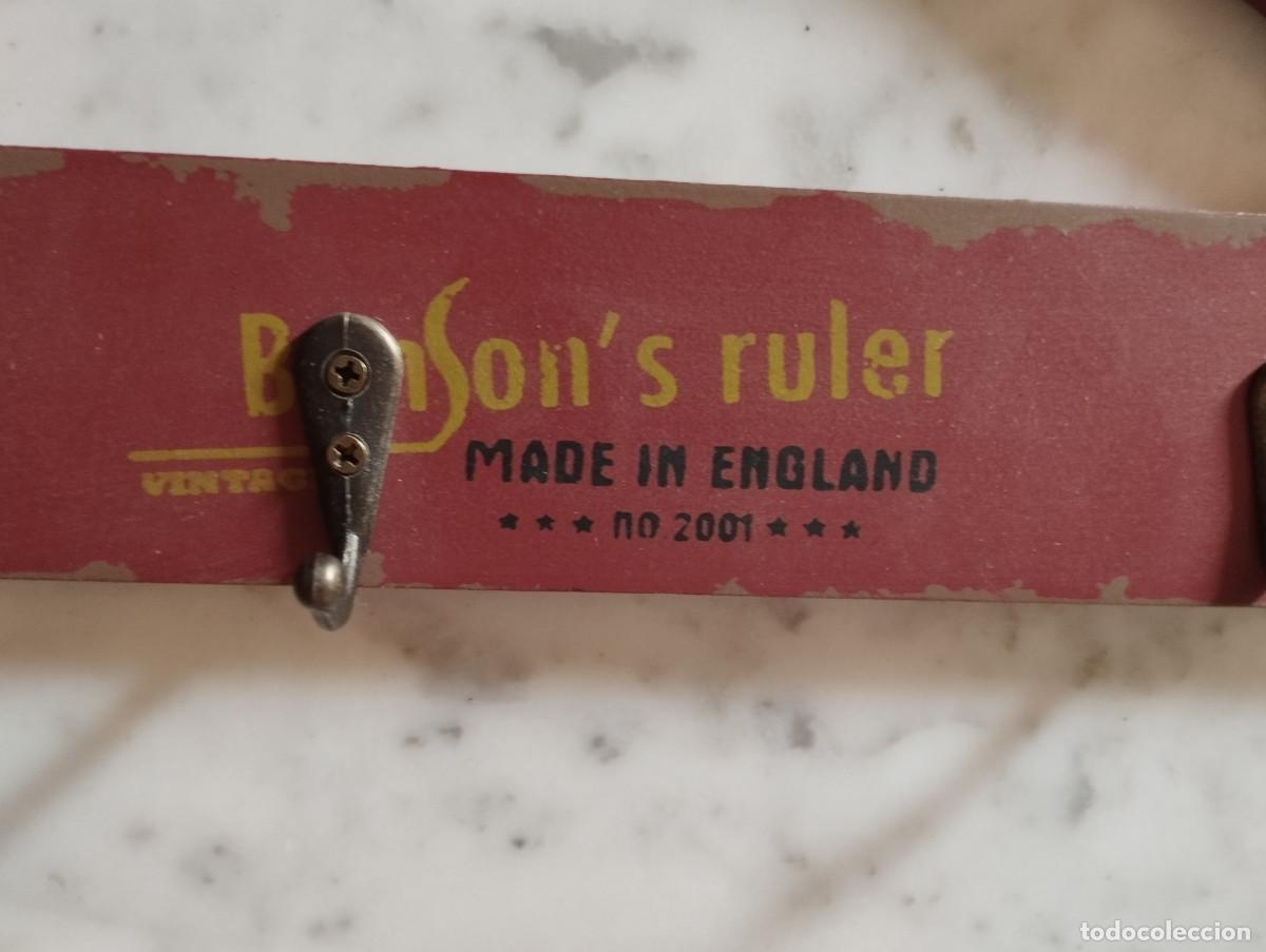 Vintage: ORIGINAL PERCHA MADE IN ENGLAND DE MADERA - Foto 3