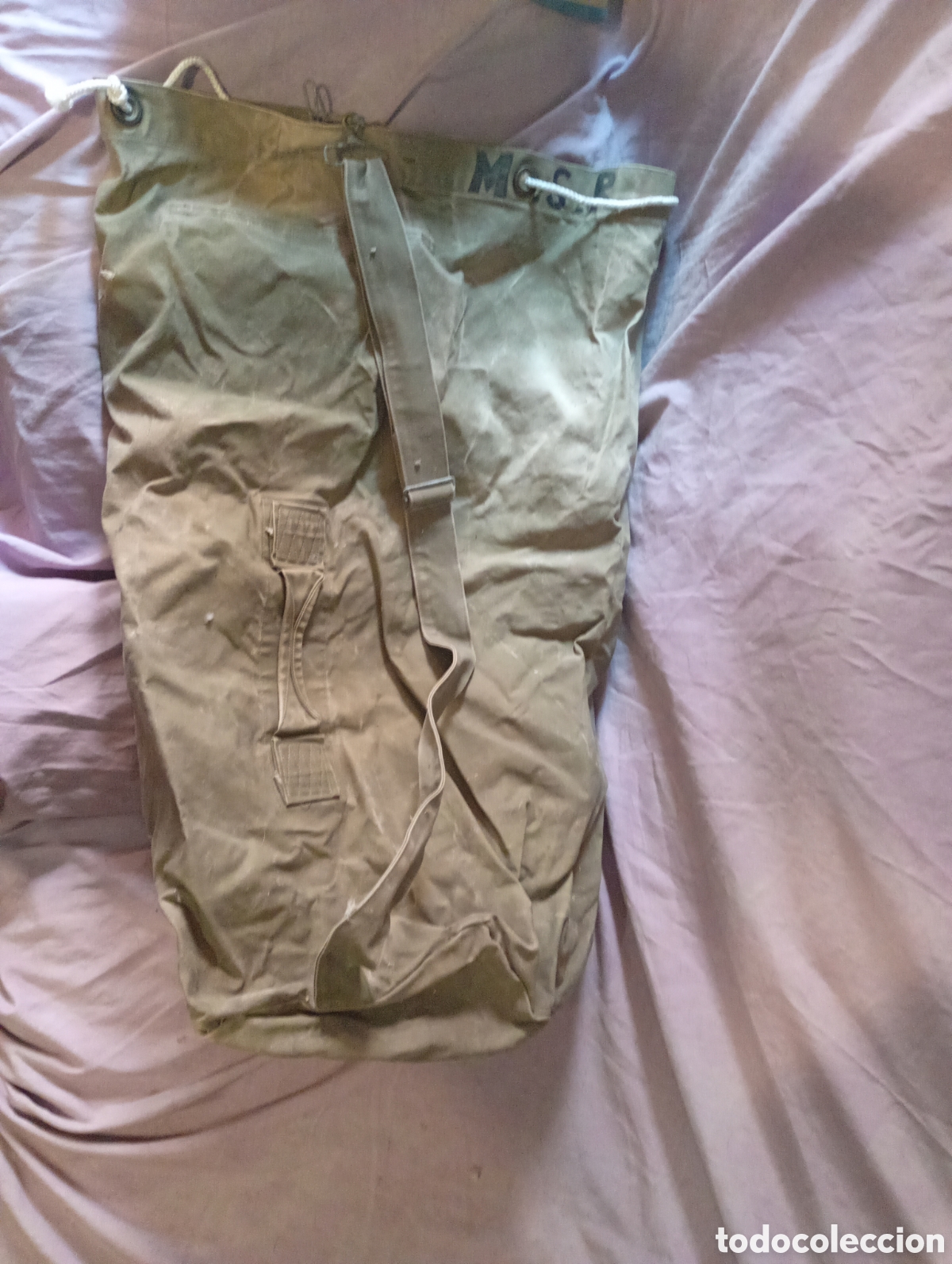 Vintage: MOCHILA SACO PETATE MILITAR - Foto 1