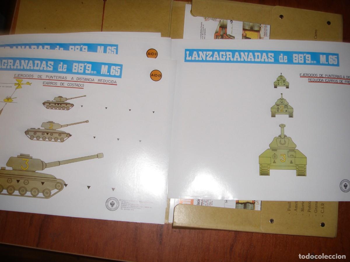 Vintage: L&Aacute;MINAS DE ARMAMENTO EMBLEMAS Y DIVISAS COMPLETO - Foto 8