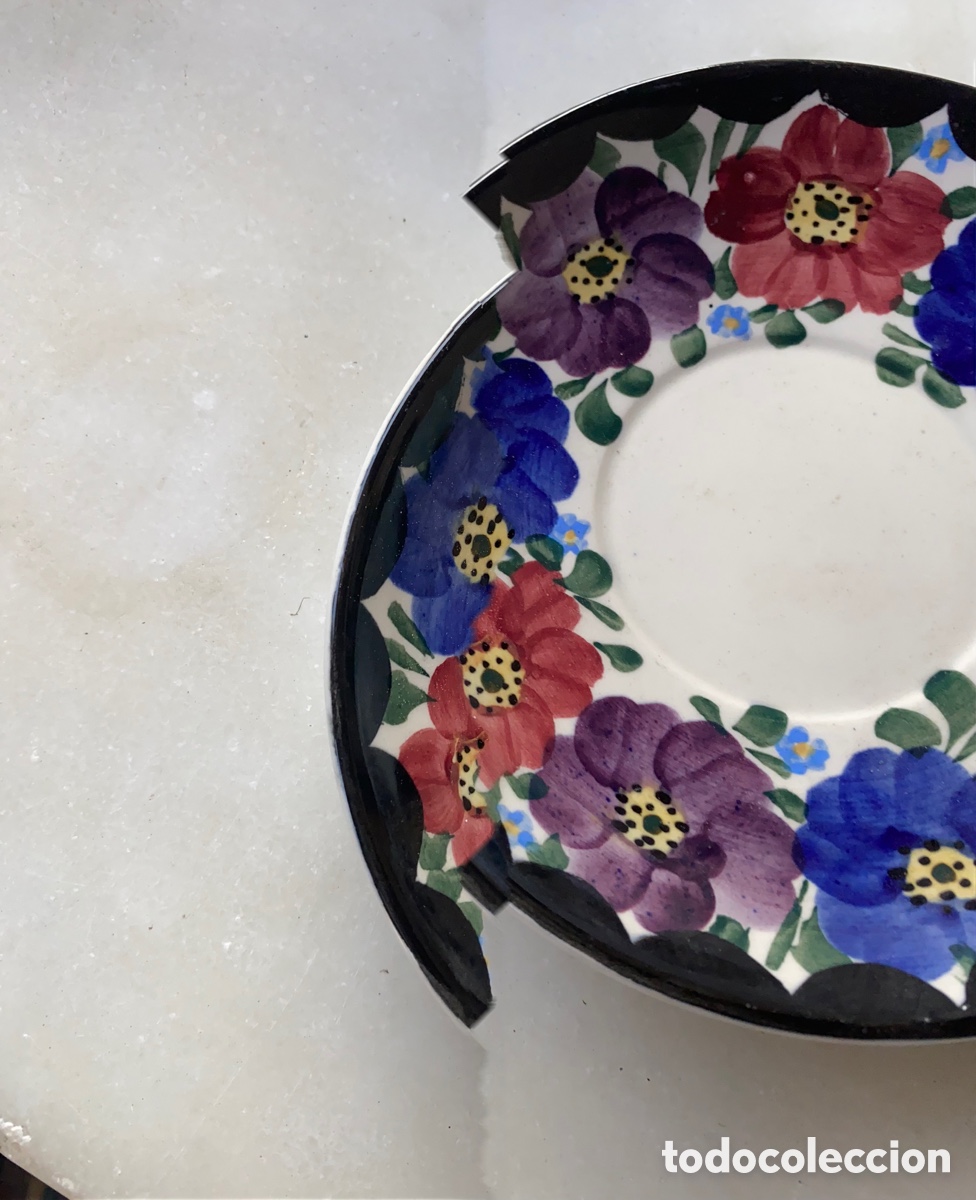 Vintage: Plato floreado Pickman - Foto 4