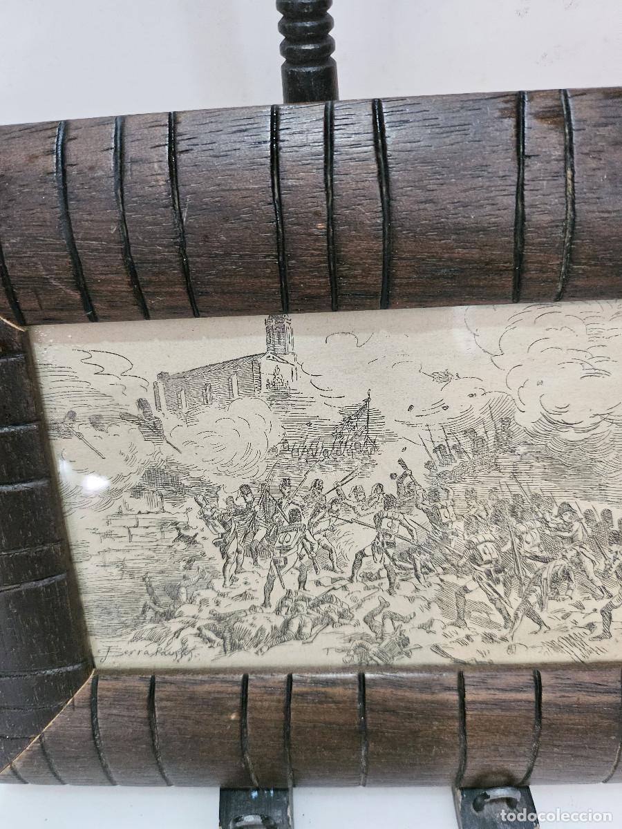 Vintage: cuadro con grabado antiguo - Foto 2