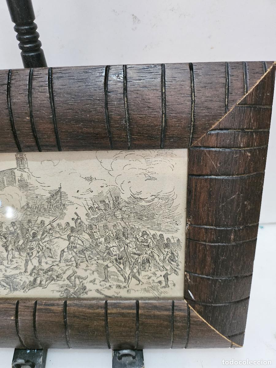 Vintage: cuadro con grabado antiguo - Foto 3