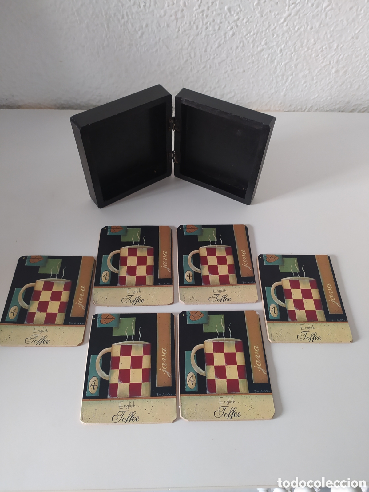 Vintage: Posavasos Java - Taza de caf&eacute; english toffee - Foto 5