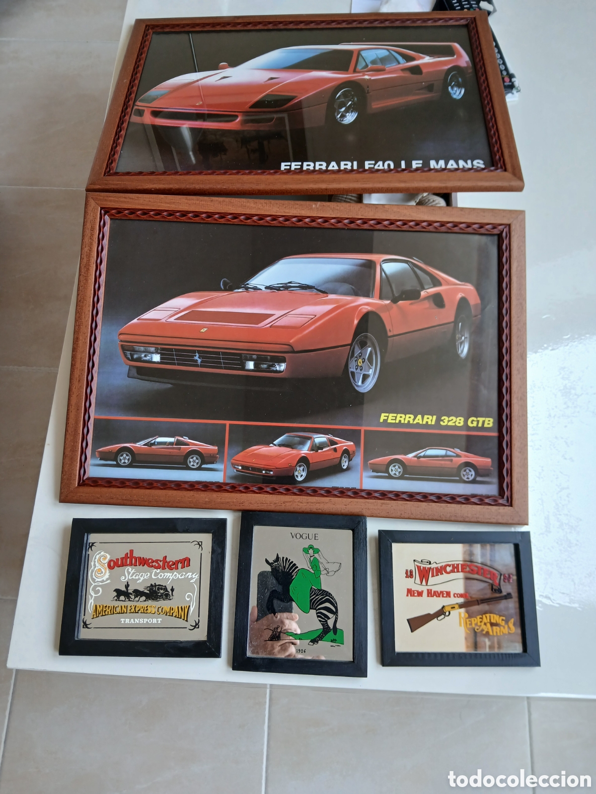 Vintage: Cuadros vintage ferrari - Foto 1
