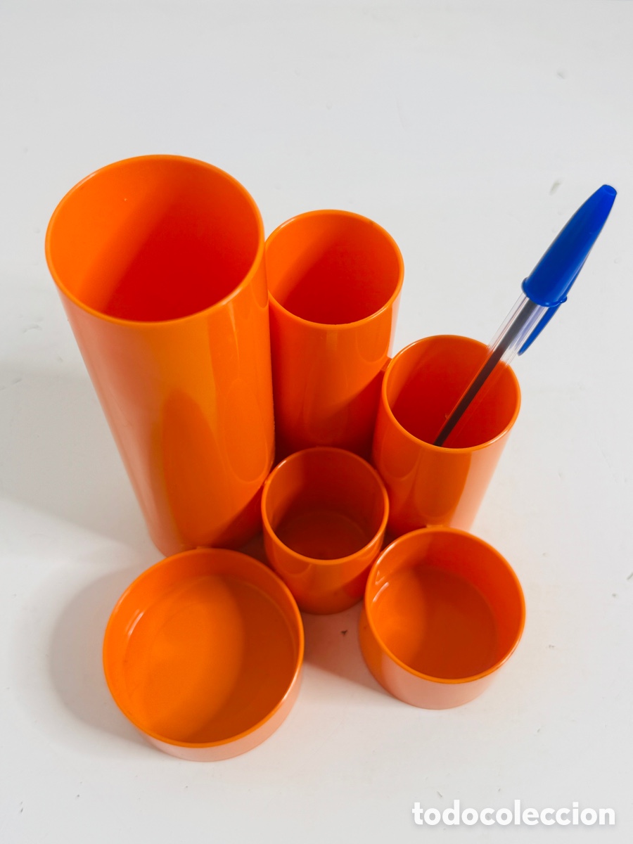 Vintage: Desktop Organiser Space Age Pop Orange Design - Foto 3