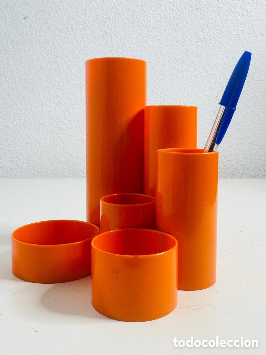 Vintage: Desktop Organiser Space Age Pop Orange Design - Foto 6