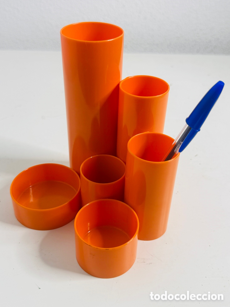 Vintage: Desktop Organiser Space Age Pop Orange Design - Foto 7