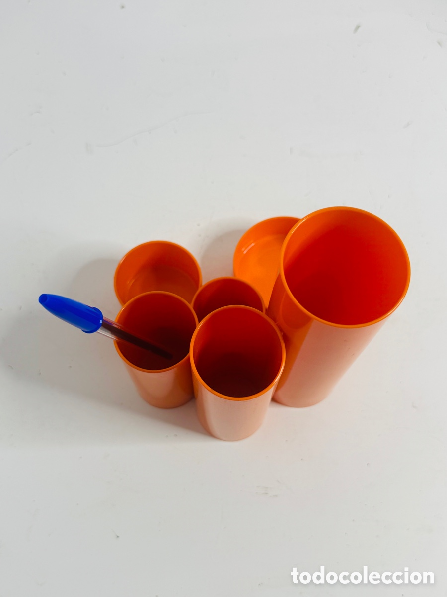 Vintage: Desktop Organiser Space Age Pop Orange Design - Foto 9