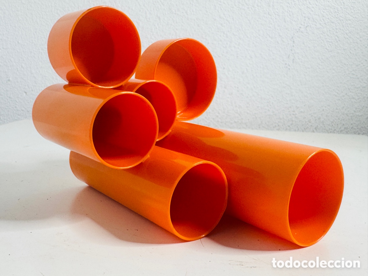 Vintage: Desktop Organiser Space Age Pop Orange Design - Foto 13