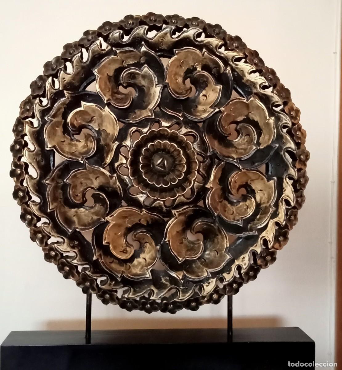 Vintage: ORNAMENTO FLORAL EN RELIEVE - Foto 1
