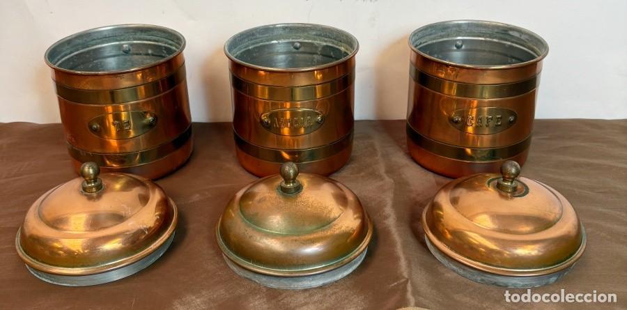 Vintage: Tarros Vintage de Cobre y Metal - Foto 5