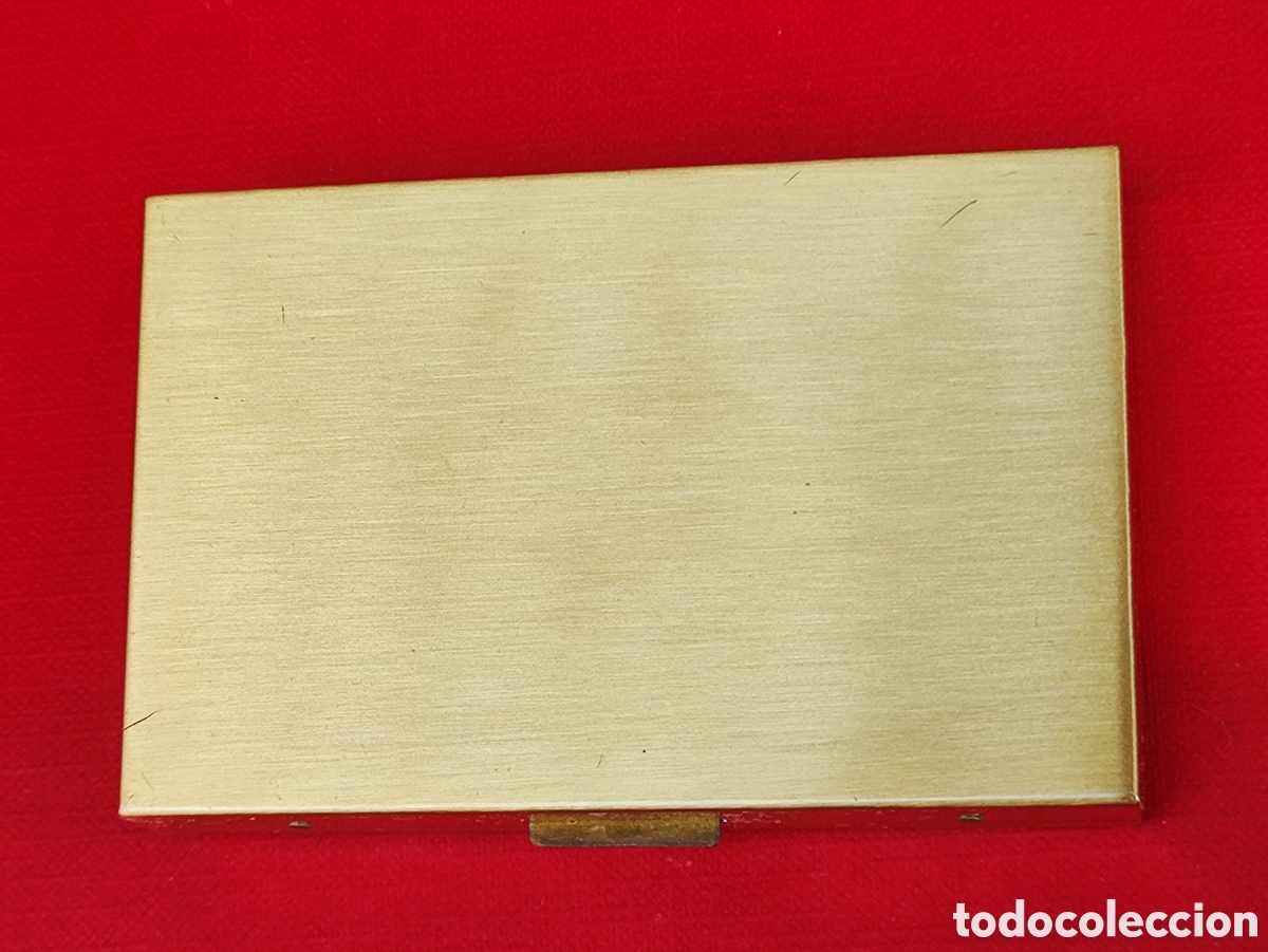 Vintage: CAJA MUSICAL CLOVER POLVERA PINTA LABIOS ESPEJO - Foto 6