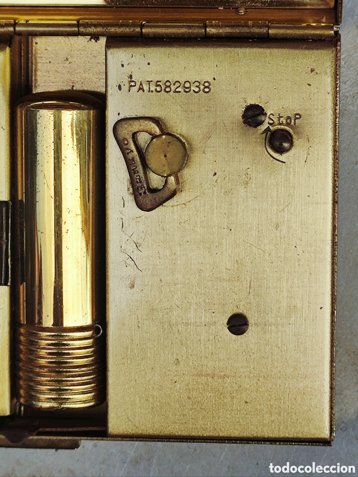 Vintage: CAJA MUSICAL CLOVER POLVERA PINTA LABIOS ESPEJO - Foto 12