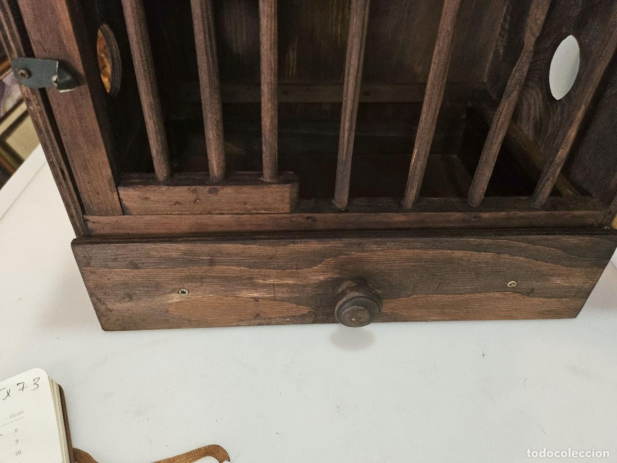 Vintage: jaula de madera antigua - Foto 4