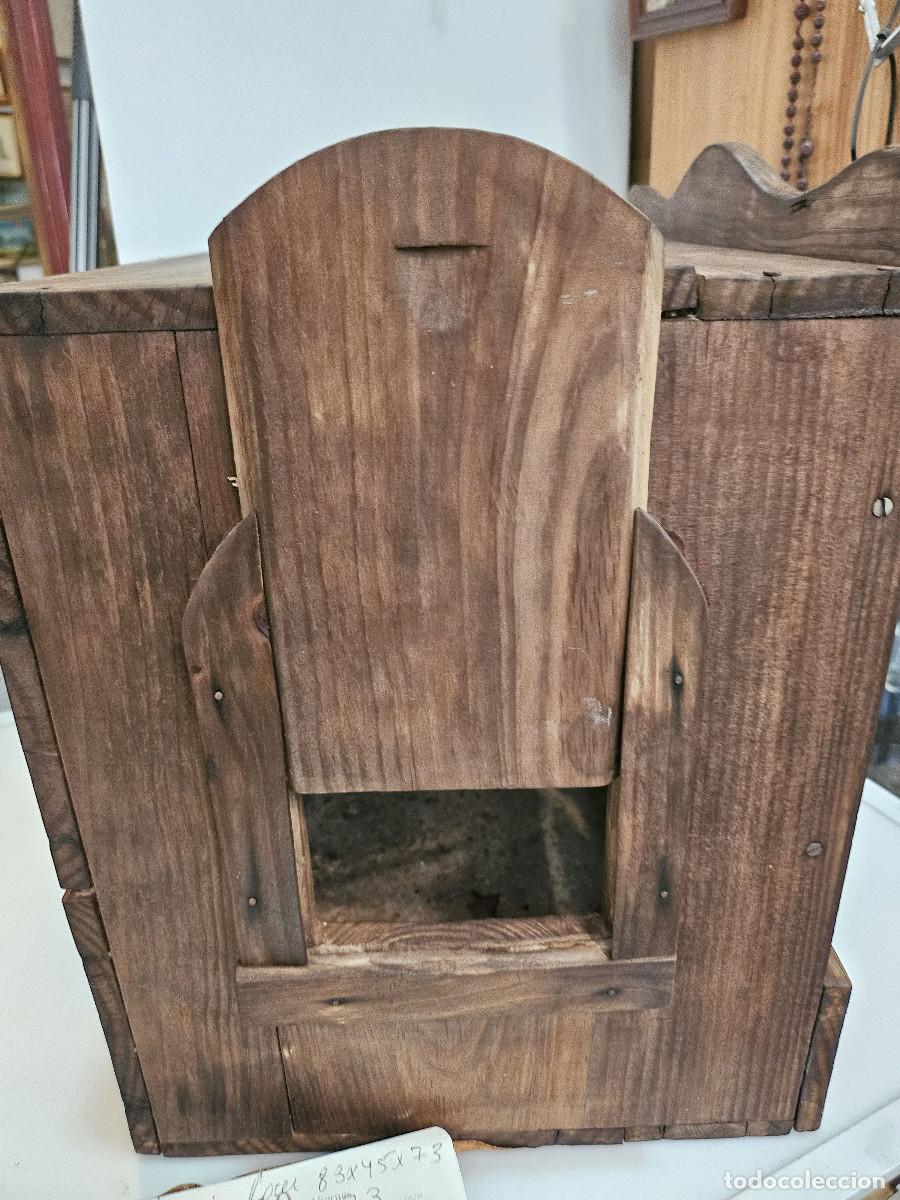 Vintage: jaula de madera antigua - Foto 7