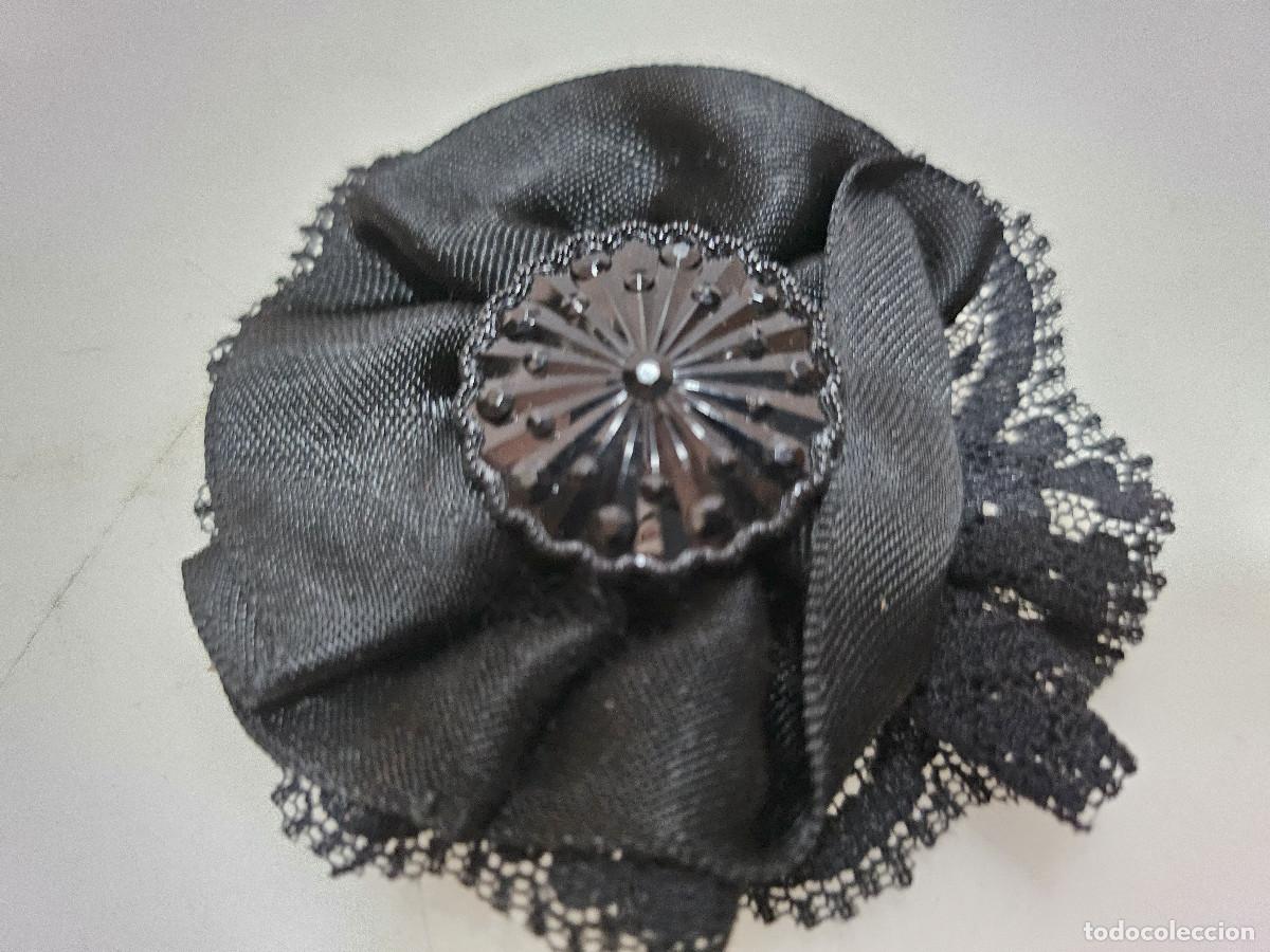 Vintage: broche antiguo en negro - Foto 2
