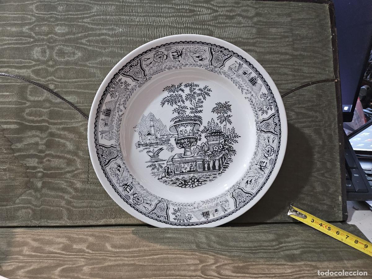 Vintage: plato de ceramica antigua - Foto 1
