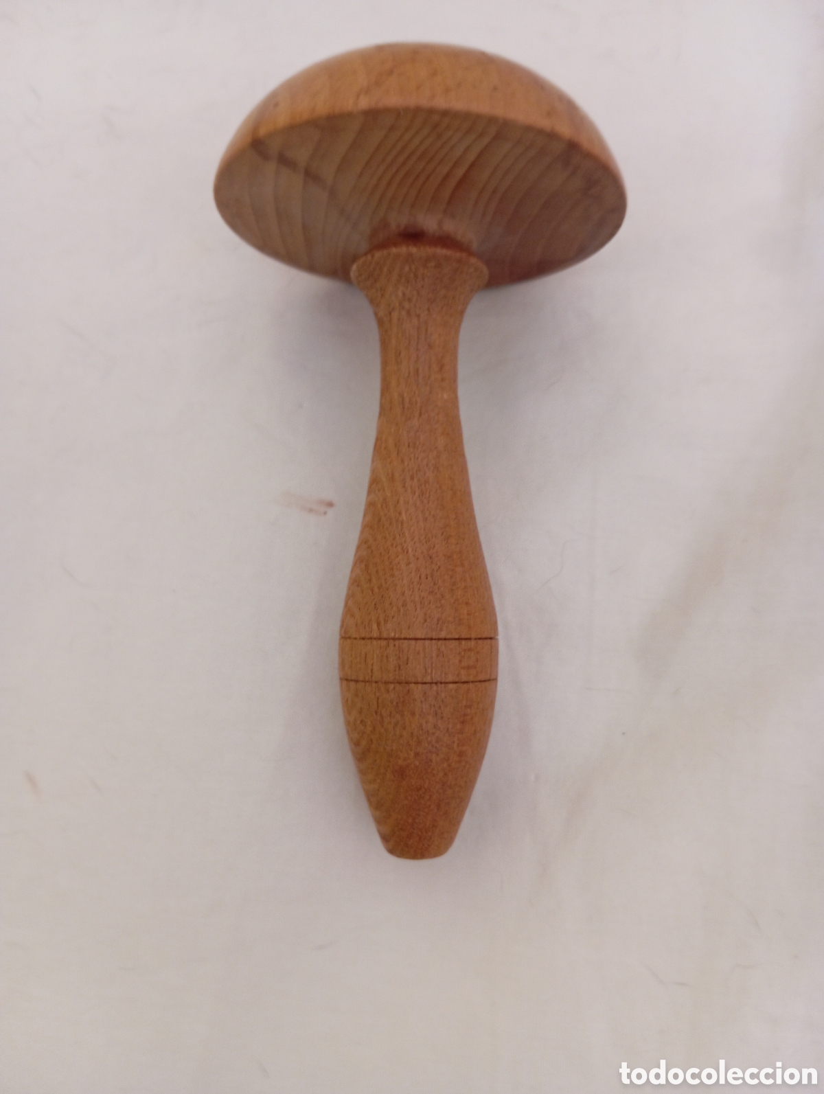 Vintage: Hongo de madera para zurcir calcetines - Foto 3