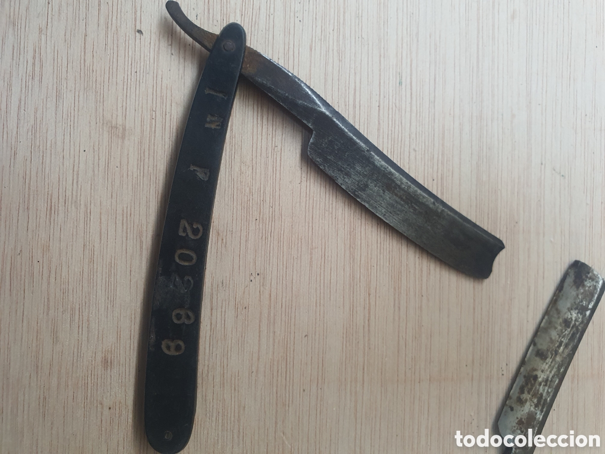 Vintage: Lote navajas barbero antiguas - Foto 2