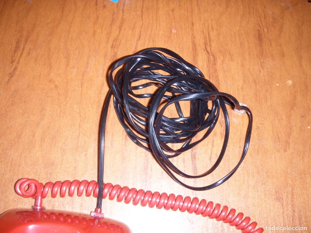 Vintage: TELEFONO CITESA ROJO FUNCINANDO IMPECABLE MUY BONITO - Foto 2