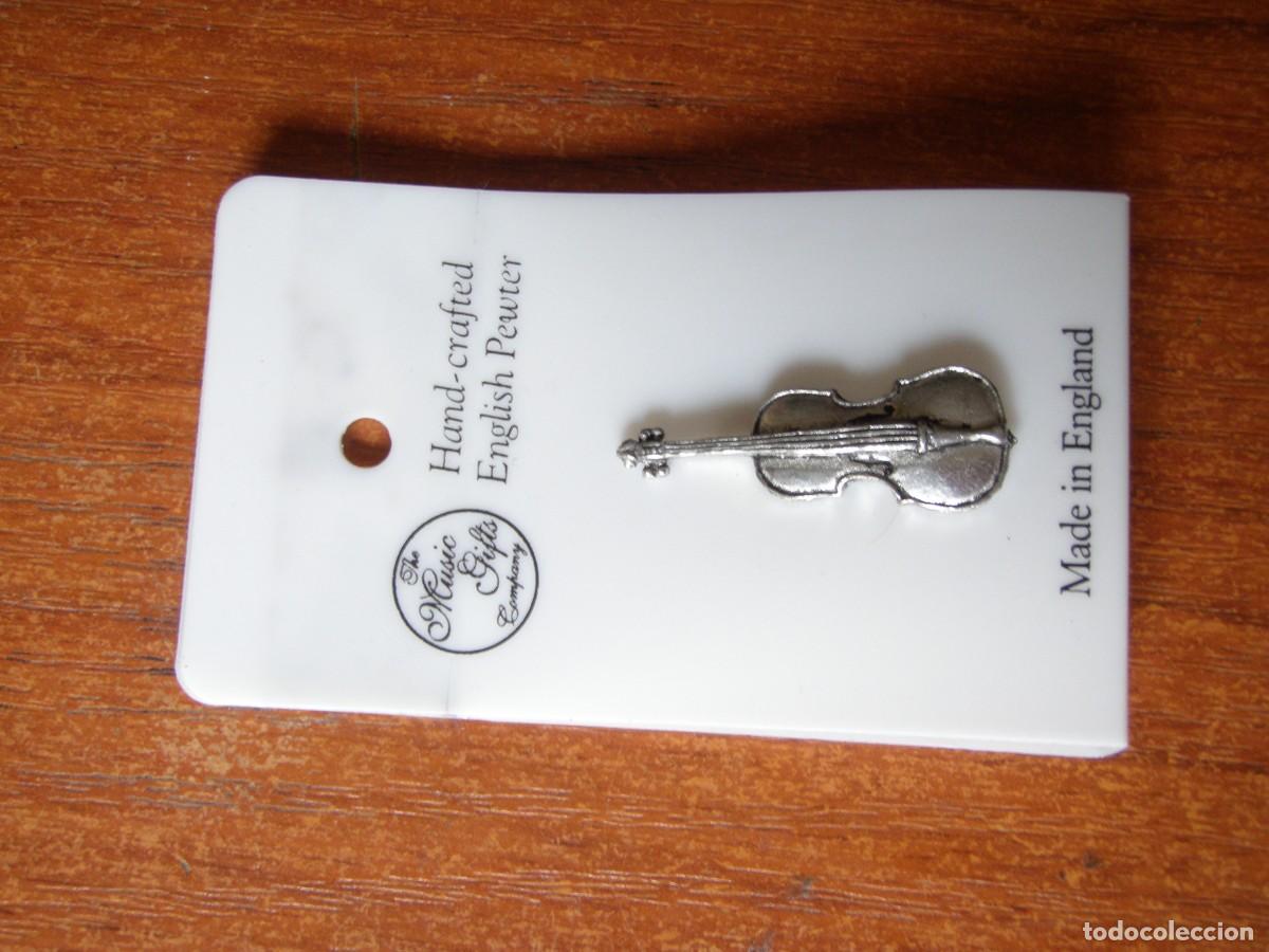 Vintage: PIN VIOLONCHELO HECHO EN INGLATERRA - Foto 2