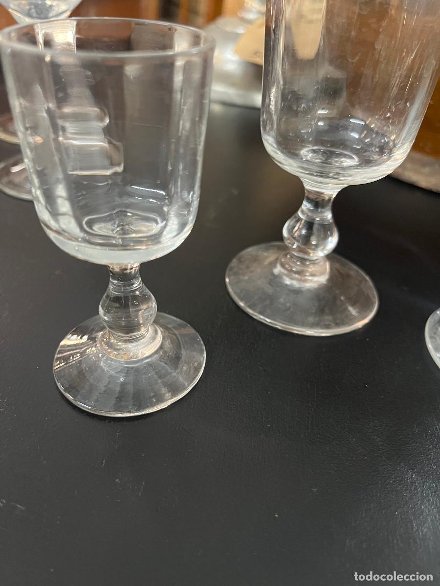 Vintage: 4 copitas de licor de cristal - Foto 3